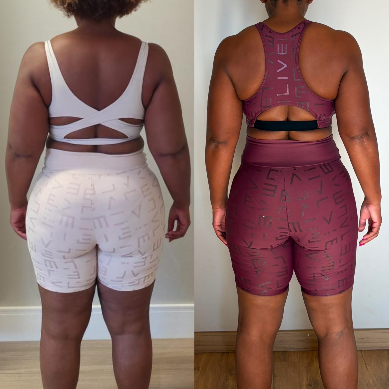 Antes e depois de aluna acompanhada por Pedro Henrique, transformação 5